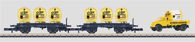 2-Car Flat Car (Type BT 10) Set