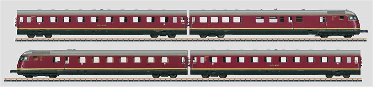 DB Class VT 08.5 Diesel Rail Car Set