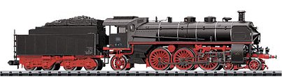 Steam Locomotive with a Tender.