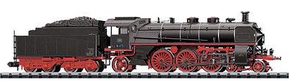 Steam Locomotive with a Tender.