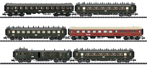 D119 Express Train Passenger Car Set.