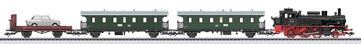 Digital East German Commuter Service Train Set (L)