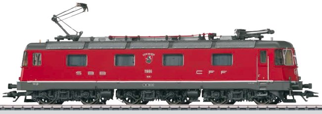 Digital SBB Re 6/6 Electric Locomotive