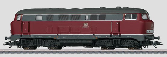 Digital DB cl 216 Lollo Diesel Locomotive