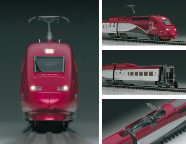 Digital THALYS PBKA Belgium High Speed Train