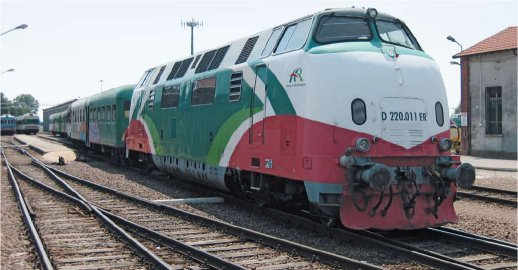 Digital cl 220 Emilia Romagna Diesel Locomotive (L)