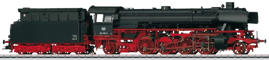 Digital DB cl 042 Steam Locomotive with Tender