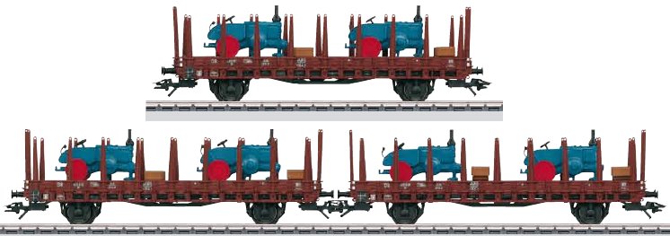 DB Lanz Stake 3-Car Set with Load (L)