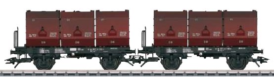 DB Container 2-Car Set with real coal load (L)