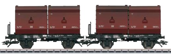 DB Container 2-Car Set with real coal load (L)