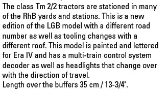 RhB Tractor Road No Tm 2/217