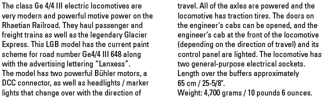 RhB Ge 4/4 III Electric Locomotive