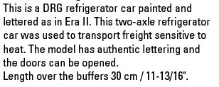 DRG Refrigerator Car