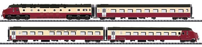 Digital SBB/CFF/FFS TEE Rail Car Train (L)