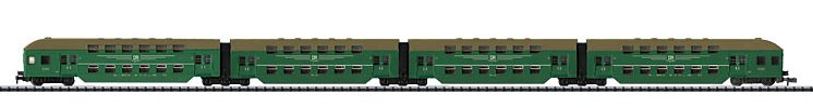 DR Bi-Level 4-Car Set, green