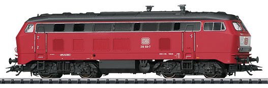 Digital DB cl 218 Diesel Locomotive with Chinese Red paint
