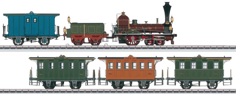 SNB Aare Historic Passenger Train Set