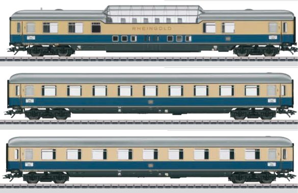 Rheingold 1962 Express Train Passenger Car Set 2 (EX)