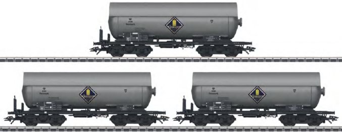 DSB Pressure Gas Tank 3-Car Set