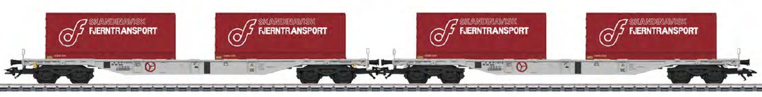 DSB Container Flat 2-Car Set