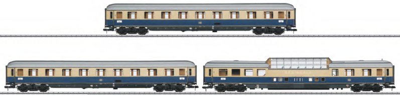 DB Rheingold 1962 Express Train Passenger 3-Car Set