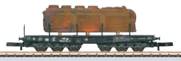 DB Heavy-Duty Flat Car with a Load