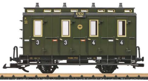 DRG (German State Railroad Company) Compartment Car, 3rd / 4th Class