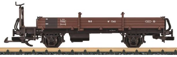 RhB Low Side Car witha Brakeman's Platform