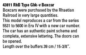 RhB Type Gbk-v Boxcar