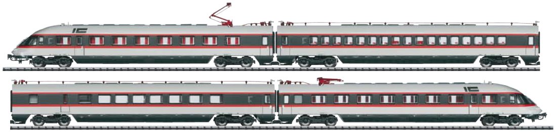 Trix Dgtl DB cl 403 Electric Express Powered Rail Car