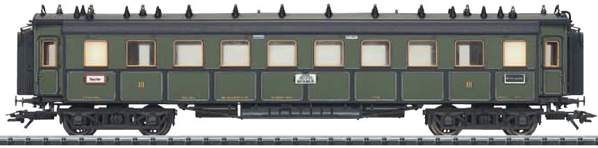 K.Bay.Sts.B. 3rd class Express Train Passenger Car