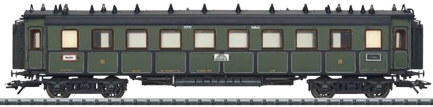 K.Bay.Sts.B. 3rd class Express Train Passenger Car