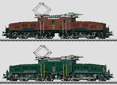 SBB Crocodile Double Set of Electric Freight Locomotives.