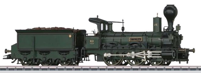 K.Bay.Sts.B. Class B VI Peat Steam Tank Locomotive.