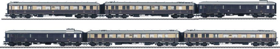 DRG Rheingold Passenger Car Set