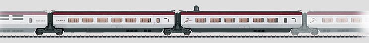 Add-on Car Set 1 for the THALYS PBKA.