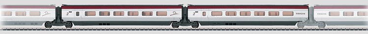 Add-on Car Set 2 for the THALYS PBKA.