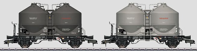 Powdered Freight Silo Container Car Set.