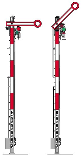 Digital Single-arm Semaphore Home Signal