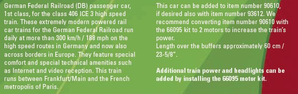 DB ICE 3 MF Transformer Car, 1st Class