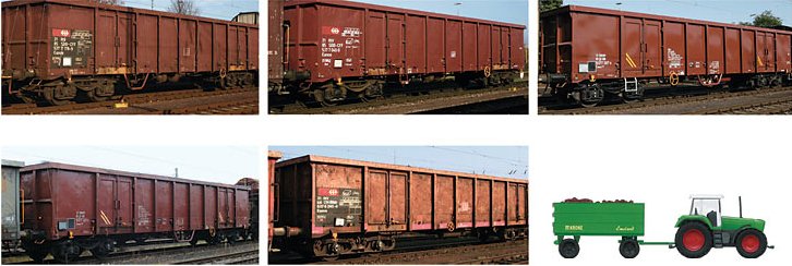 Sugar Beet Harvest in Switzerland Freight Car Set.