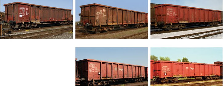 Scrap Transport Freight Car Set.