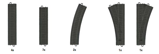 Plastic Track Extension Set.