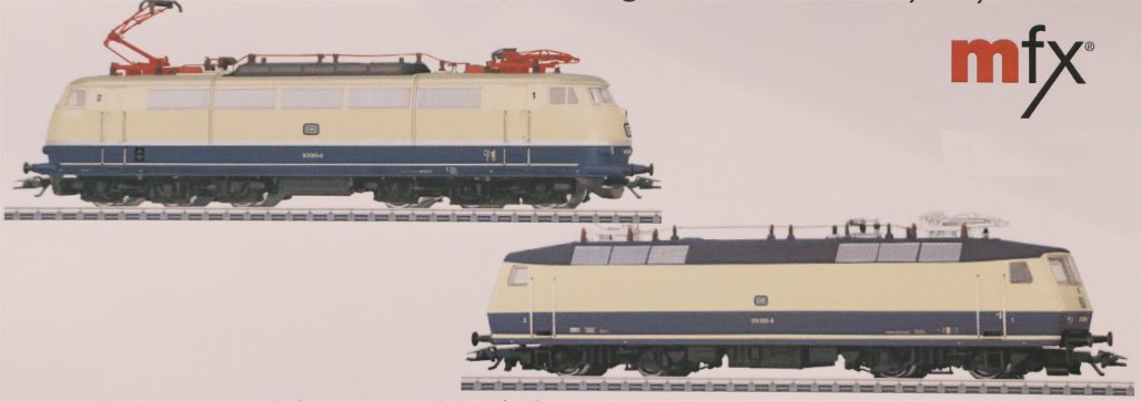 Toy Fair Double Locomotive Set: BR 103 / BR 120