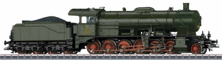 Wurttemberg (K.W.St.E.) class K Steam Locomotive w/Tender