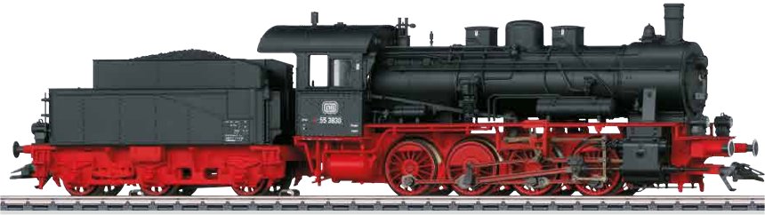 DB class 55 Freight Steam Locomotive w/Tender