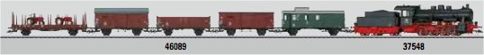 DB class 55 Freight Steam Locomotive w/Tender