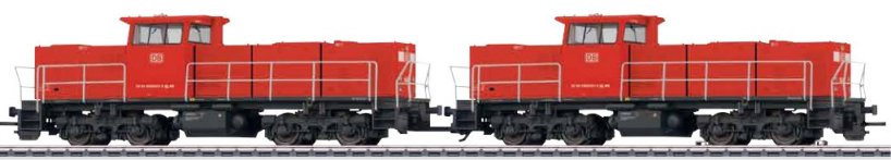 DB class 6400 Lash up of 2 General-Purpose Diesel Locomotives