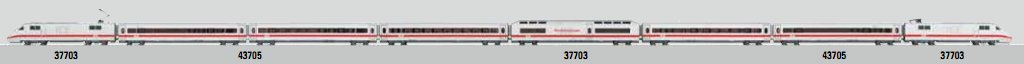 DB AG class 401 ICE 1 High-Speed Train