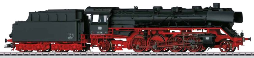 DB class 41 Steam Freight Locomotive w/Tender